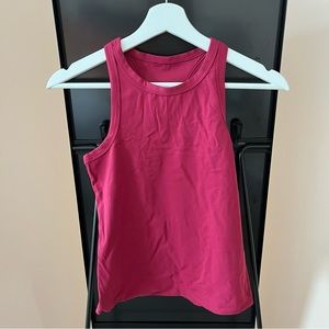 Lululemon Align Waist-Length Racerback Tank Top in Pomegranate Size 4